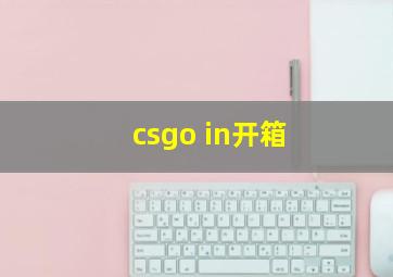 csgo in开箱